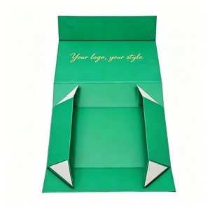 Boîte cadeau magnétique de luxe pliable avec logo personnalisé, emballage pliable pour réduire les coûts de stockage, vente en gros, fabricant OEM - Product Image 1