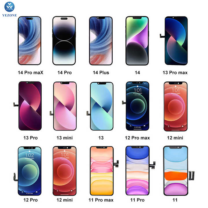 Wholesaler Price Screen Lcd for iphone SE X XS XR 11 12 13 Pro 15 Pro Screen JK RJ GX for iphone Lcd Display for iPhone Display