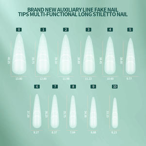 Nailpop <span class=keywords><strong>Kit</strong></span> d'<span class=keywords><strong>ongles</strong></span> artificiels de qualité professionnelle Stiletto/Cercueil Acrylique Gel doux mat pour les débutants <span class=keywords><strong>Faux</strong></span> <span class=keywords><strong>ongles</strong></span> - Product Image 5