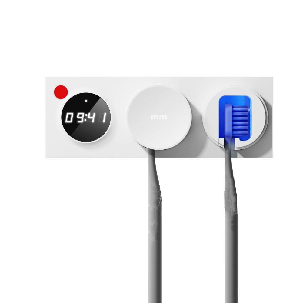 Настенный держатель для зубных щёток с стерилизатором