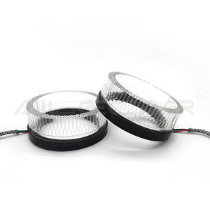 Yeux d'ange de forme ronde <span class=keywords><strong>KINGRING</strong></span> de couleur de chasse RVB pour objectif de projecteur bi-LED de 3.0 pouces - Product Image 1