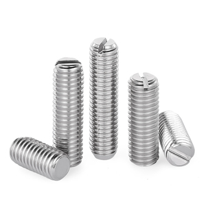 304 Stainless Steel Flat End Set <b>Screws</b>, Machine Cut Headless Grub <b>Screw</b>, <b>M2</b> M3 M4 M5 M6 M8 M10 - Product Image 1