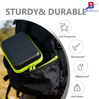Étui rigide en EVA imperméable pour équipement de jeu, boîte de rangement de sécurité pour accessoires de manette PS5, étui pour console de jeu