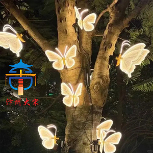 Luces de <span class=keywords><strong>mariposas</strong></span> dinámicas ideales para escenas de paseos nocturnos en parques, iluminan una vista nocturna romántica - Product Image 2