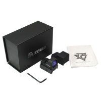 Dispositif optique à point vert Buzzard 1x20x16mm avec capteur de luminosité automatique, en aluminium 7075, empreinte RMS/RMSc, résistant aux chocs 2000G