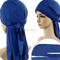 Durag en satin soyeux uni unisexe, ajustable, de qualité supérieure, pour le sport, les affaires, les quatre saisons, le cyclisme, le ski, les voyages