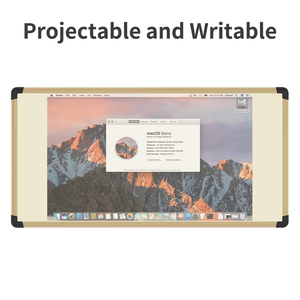 Giảng dạy bảng trắng mờ để viết và chiếu, từ tính, để dạy kèm và đào tạo lớp học, bảng màu be - Product Image 4