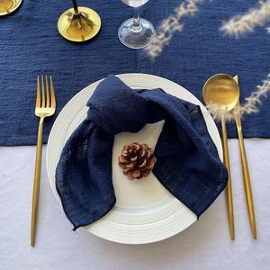 Serviettes en tissu de coton jetables de haute qualité serviettes de table à motif brodé Durable de luxe pour les mariages événements Style moderne - Product Image 4