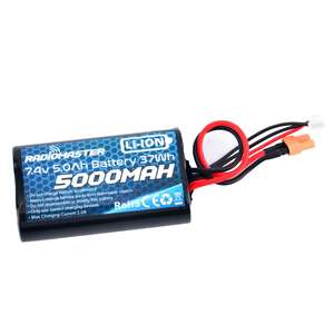 Original for <b>5000mah</b> 7.4V 2S 37wh Li-ion <b>Battery</b> High Capacity JST-XH XT30 Plug Max 2A TX16S TX18S Remote Control Drone - Product Image 1