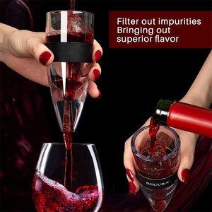 Aireador portátil de acrílico, decantador de vino tinto, aireador de vino, vertedor - Product Image 2