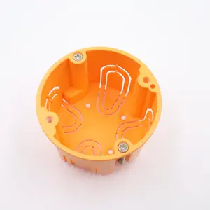 70*47mm Wall Switch Housing PVC Surface auto jionted electrical boxes pvc waterproof round junction box