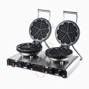 Kitchbox Industrial Commercial Flower Waffle Maker (Paquete de 2) - Product Image 1