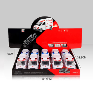 8 pezzi per bambini di emergenza per veicoli con poliziotto in città con attriti e auto giocattolo ambulanza della <span class=keywords><strong>polizia</strong></span> con luci e suoni - Product Image 4