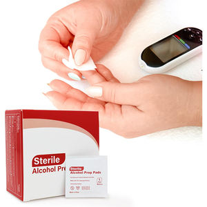 Almofada de preparação para cotonete de isopropil-álcool 70% estéril de grau médico descartável embalada individualmente - Product Image 4