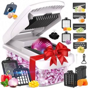 15-in-1 Potato Slicer Household Multi-Functional <b>Kitchen</b> Vegetable Cutter Cooking <b>Gadgets</b> Vegetable and Fruit Grater Chopper - Product Image 1