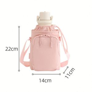 Mochila de Hidratación para Exteriores, Bolsa para Botella de Agua con Compartimento Aislado y Funda para Teléfono, Nailon Resistente para Senderismo, Viajes y Ciclismo - Product Image 1