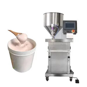 high efficiency Semi Automatic sesame paste Cosmetic Ice Cream Lotion Jam Bottle Filling Machine