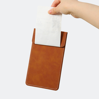 Porte-ordres en cuir PU pour serveurs, porte-ticket magnétique pour restaurants, vente en gros