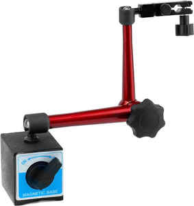 Einstellbarer 3-Gelenk-Digitalanzeigehalter aus flexiblem Metall Schwarzer Magnet fuß mit <span class=keywords><strong>Test</strong></span> anzeige halter in Industrie qualität - Product Image 2