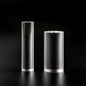 Verre optique en forme de demi-cylindre en quartz BK7 transparent de haute pureté, entièrement poli, avec revêtement saphir, pour équipement optique - Product Image 5