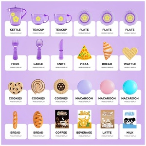25 pezzi di plastica Multiplayer educativo servizio da <span class=keywords><strong>cucina</strong></span> <span class=keywords><strong>giocattolo</strong></span> per bambini in età prescolare Dessert <span class=keywords><strong>cucina</strong></span> <span class=keywords><strong>giocattolo</strong></span> <span class=keywords><strong>giocattolo</strong></span> gioco di ruolo - Product Image 4