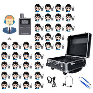 Sistema de audio guía susurro Rich Age transmisor de radio portátil sistema de conferencia de interpretación de traducción simultánea - Product Image 1
