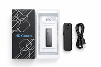 Mini enregistreur vidéo de poche CMOS avec clip, stockage MicroSD/TF, 1080P, vision nocturne (N&B) en forme de bouton