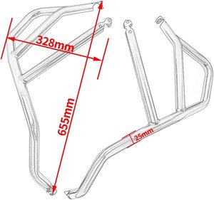 XXUN moto superiore Crash Bar telaio di protezione del motore paraurti di protezione caduta per KTM <span class=keywords><strong>1050</strong></span> 1090 1190 <span class=keywords><strong>Adventure</strong></span> R 2013-2019 - Product Image 6