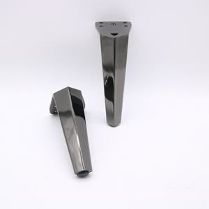 Patas de Sofá Negras/Doradas, Herrajes para Muebles, Patas de Hierro para Sofá, Reposapiés Negro - Product Image 5