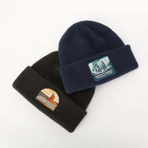 หมวกบีนนี่คุณภาพสูงสำหรับผู้ใหญ่แบบยูนิเซ็กซ์  ลายปั๊มนูนโลโก้  ตกแต่งด้วยแผ่นหนังสีสันสดใส  หมวกบีนนี่ฤดูหนาว - Product Image 2