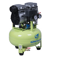 Compresseur d'air silencieux Portable, pour usage médical, avec réservoir d'air de 24l, 0.75 Hp, livraison gratuite