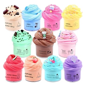 Slime de Plástico Color Durazno, Arcilla Esponjosa Tipo Nube, Pegamento Cremoso, Estilo Ramen, Similar a la Algodón, 24 Colores para Niños - Product Image 3