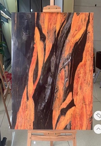 Nhung hiện đại ánh sáng mềm mại hanjiang tuyết gạch đá cẩm thạch 600x1200 bóng kết thúc kim loại gốm cho tường nội thất cho phòng khách - Product Image 6