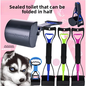 OEM/ODM <span class=keywords><strong>Pala</strong></span> recogedora de excrementos para mascotas, herramienta de limpieza exterior portátil con mango largo para perros - Product Image 2