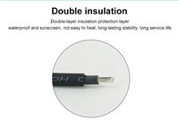 Cables de cobre eléctricos para sistema solar, cables de alimentación uv de pvc, 2,5mm, 4mm, 2, 6mm