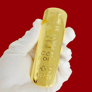Barre de souvenir en alliage de cuivre 50g 100g 200g <span class=keywords><strong>500g</strong></span> souvenir d'artisanat métallique pour les collectionneurs cadeau d'anniversaire et <span class=keywords><strong>lingot</strong></span> commémoratif décoratif - Product Image 5