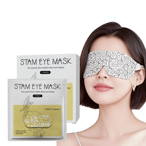 หน้ากากปิดตาเพิ่มความร้อนสำหรับการนอนหลับผ้าปิดตาใช้ความร้อนด้วยตนเองน้ำมันหอมระเหยแบบใช้แล้วทิ้ง - Product Image 1