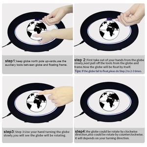 Từ nổi Thế Giới <span class=keywords><strong>Globe</strong></span> giảng dạy tài nguyên Quà Tặng 8 <span class=keywords><strong>LED</strong></span> ánh sáng trong Khung bên ngoài - Product Image 6