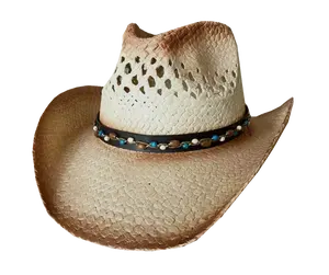 قبعة رعاة البقر الغربية عالية الجودة قبعة من القش ورقية للرجال بكميات كبيرة