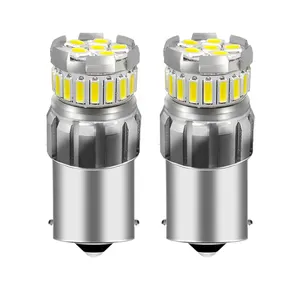 P 21W Bay 15d Ba 15S P21/5W 1156 1157 Led Auto Remlicht Wit Rood Auto Lampen Achter Richtingaanwijzer Parking 12V Vrachtwagen Achterlicht