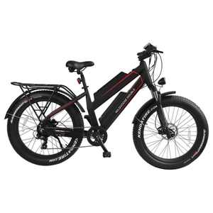 Dynavolt <span class=keywords><strong>Ebike</strong></span> 26 "알루미늄 프레임 750W 강력한 파워 전기 지방 타이어 자전거 듀얼 배터리 - Product Image 2