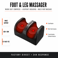 Appareil de massage électrique chauffant pour pieds, mollets et chevilles, 3 vitesses, pour usage automobile, 6 kg, 59,5x35,5x25 cm