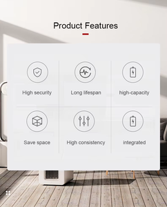 Système de stockage d'énergie solaire domestique avec batterie lithium-ion intégrée de 10 kWh, 48 V/51,2 V, 200 Ah/280 Ah, contrôleur MPPT - Product Image 6
