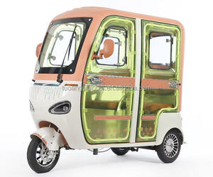 Triciclo Eléctrico Popular de 3 Ruedas <span class=keywords><strong>con</strong></span> Cabina Cerrada para el Conductor, Patineta Eléctrica <span class=keywords><strong>con</strong></span> <span class=keywords><strong>Asiento</strong></span> para Pasajeros - Product Image 1