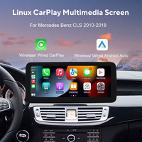 Écran Linux sans fil CarPlay Mookaka 12,3 pouces pour Mercedes Benz E Coupé W207 2009-2016 Autoradio