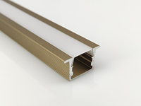 Fabricant de Foshan, bandes lumineuses LED en aluminium pour gouttières, avec anodisation T5, CRI élevé 90, DC 12V, 6000K, lumière du jour, garantie de 3 ans