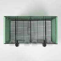 Cage d'élevage d'oiseaux multifonctionnelle avec séparateur amovible - Cage de vol/domicile extensible pour perruches, canaris, agapornis