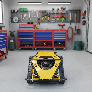 Robot <span class=keywords><strong>Cortacésped</strong></span> Doméstico - Pala Automática con Altura Ajustable para Trabajos de Jardinería, Robot <span class=keywords><strong>Cortacésped</strong></span> con Control Remoto - Product Image 1