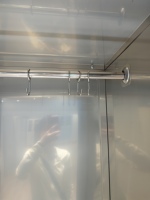 Armoire de rangement moderne en acier inoxydable, armoire métallique étanche pour vêtements de personnel, pour bureau, hôpital, école, gymnase