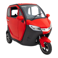 Scooter motorisé fermé fabriqué en Chine, grand espace, essence, 3 roues, 3 places, moto pour passagers, moteur 150cc, automatique